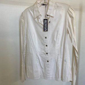 Cream Button Up